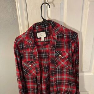 Forever 21 plaid top size S